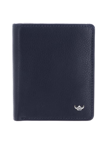 Golden Head Capri Geldbörse RFID Schutz Leder 10 cm blau