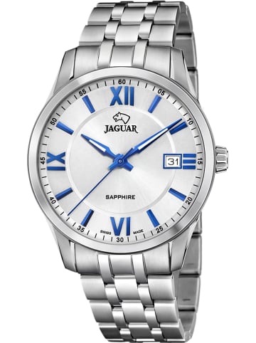Jaguar Uhr in Silber