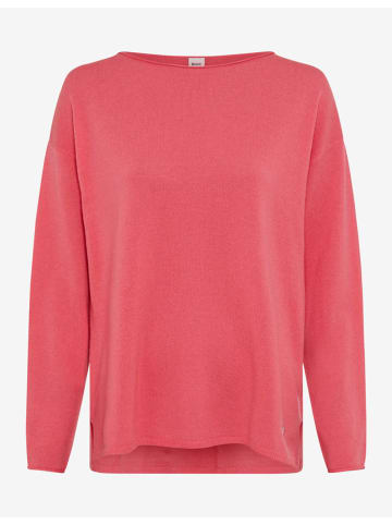 BRAX  Strickpullover mit U-Boot-Ausschnitt in Raspberry Sorbet
