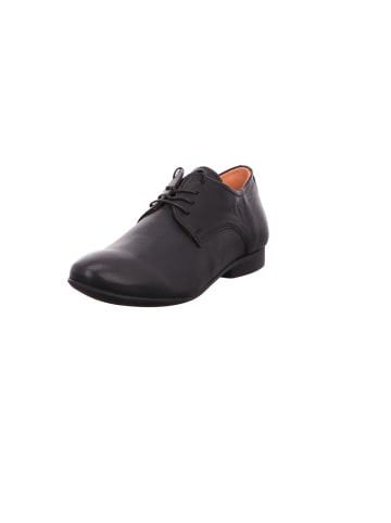 Think! Eleganter Schnürschuh in schwarz