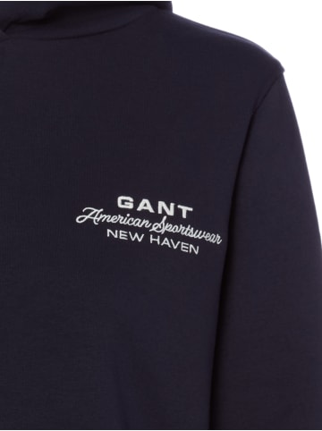 Gant Hoodie in marine - 0001