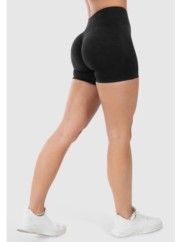 SMILODOX Shorts Kalea Seamless Scrunch in Acid Schwarz