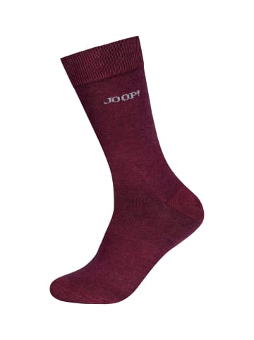 JOOP! Socken essentials iconic 2er Pack portwine