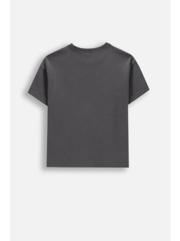 Coccodrillo T-shirt mit kurzen Ärmeln in schwarzgrau