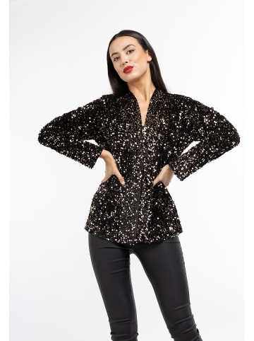 faina Damen Pailletten Blazer in Kupfer
