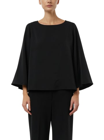 comma Blusenshirt in schwarz