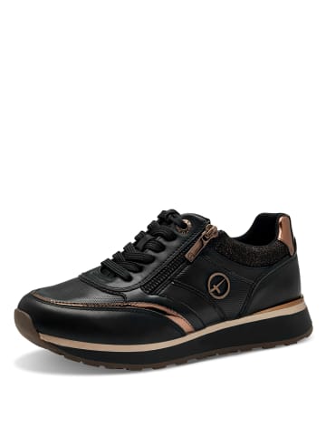 Tamaris Schnürhalbschuh in schwarz