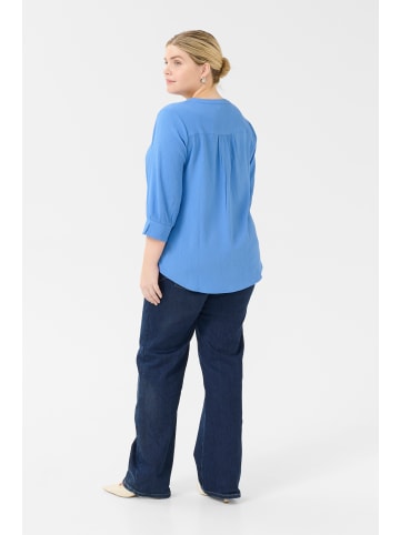 KAFFE curve Langarm-Bluse KClunda in Ebb and Flow