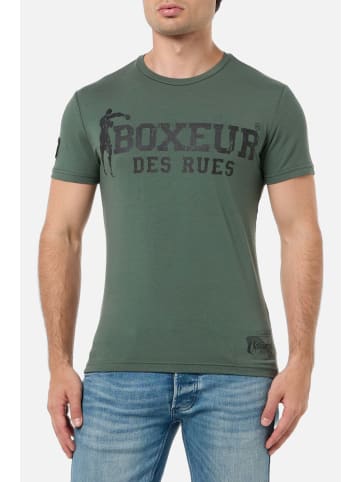 Boxeur des Rues T-Shirt Boxeur Street 2 in Sage