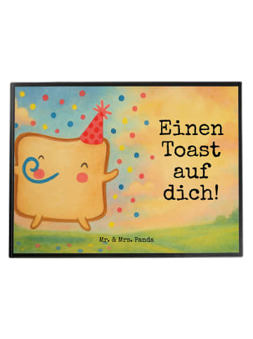 Mr. & Mrs. Panda schreibtischunterlage Toast Party Design mit Sp... in Weiß