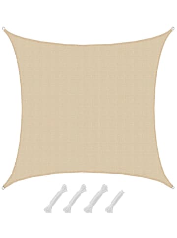 AMANKA Sonnensegel White Sands 600 x 600cm in beige