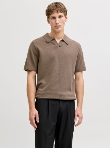 Jack & Jones Gestricktes Polo in Morel