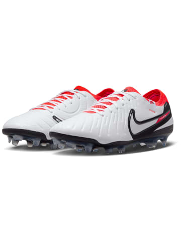 Nike Performance Fußballschuh Tiempo Legend 10 Elite in weiß / neonrot