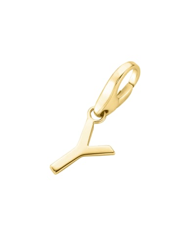 Giorgio Martello Milano Charm Buchstabe Y in Gold