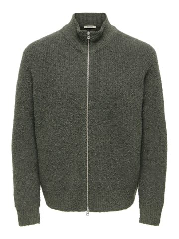 ONLY & SONS Strickjacke in Beluga 1