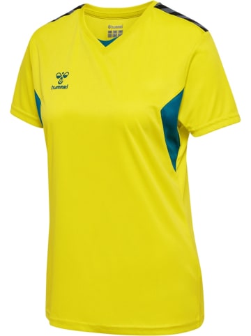 Hummel Shirt "Hmlauthentic Pl Jersey S/S Woman" in Gelb