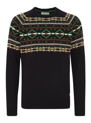 BLEND Strickpullover BHNilas XMAS in Nachtschwarz