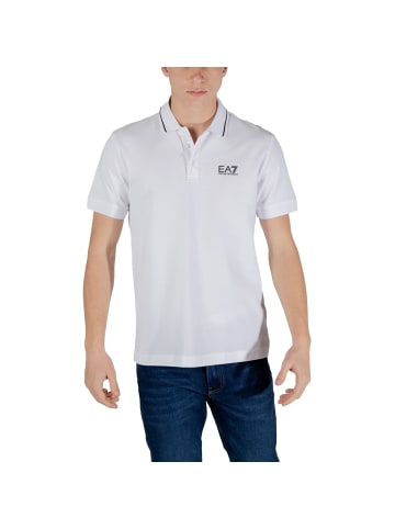 Weiß Baumwolle Poloshirt