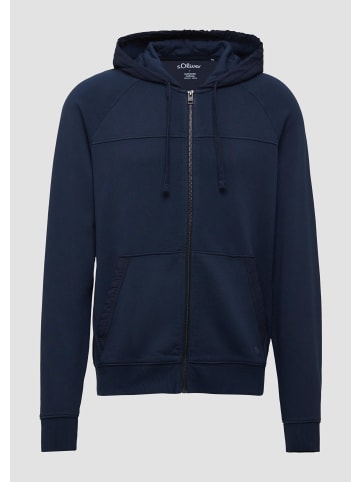 s.Oliver Sweatshirt Jacke in 5852_tiefblau