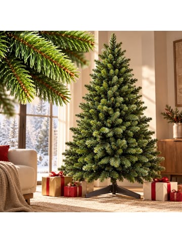 relaxdays Künstlicher Weihnachtsbaum in Grün - 120 cm