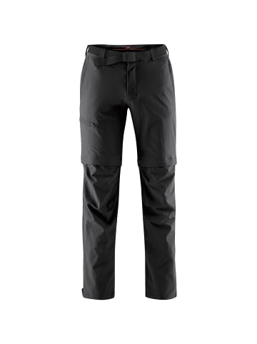 Maier Sports Zip-Hose Tajo in Schwarz