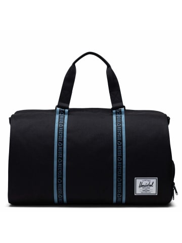 Herschel ECO Novel - Reisetasche 52 cm (teal) in black/copen blue