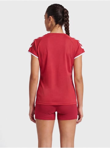 Hummel T-Shirt Raglanärmel Hmlcore Damen in TRUE RED