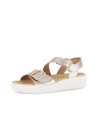Gabor Fashion Plateau Sandalen in gold