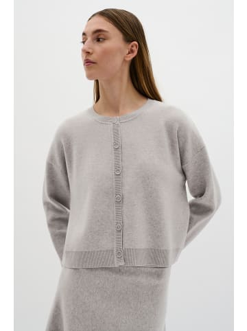 Karen By Simonsen Strickjacke KBTia Classic fit in Flint Gray Melange