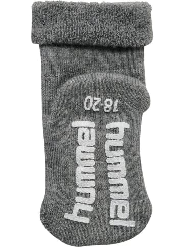Hummel Kinder Socken "Mini Non Slip 3-Pack Sock" in Grau