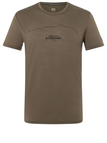 super.natural Merino T-Shirt in braun