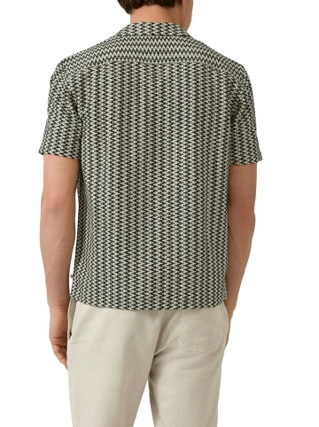 s.Oliver Hemd in beige schwarz