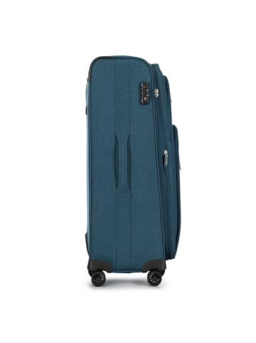 Wittchen Suitcase from polyester material (H) 80 x (B) 52,5 x (T) 31,5 cm in Dark blue