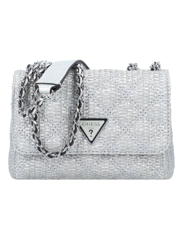 Guess Giully II Mini Bag Schultertasche 18 cm in silver
