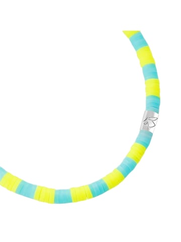 Glanzstücke München Armband aus Sterling Silber mit Heishi Perlen in silber