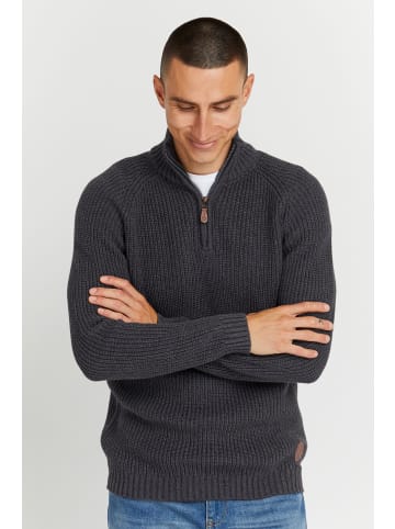 !SOLID Troyer SDXenox 21102719 ME Strickpulli mit Stehkragen in Grau