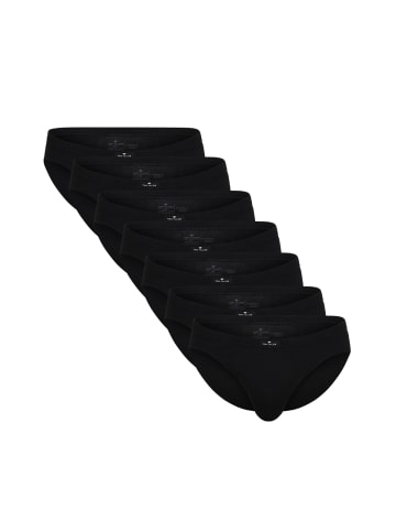 Tom Tailor Slip 7Er Pack Kingsville in schwarz-dunkel-uni