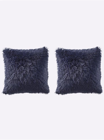 Heine Kissenhülle in dunkelblau