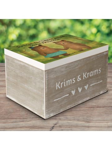 Mr. & Mrs. Panda Geschenkbox Bär Freundin Design mit Spruch in Weiß