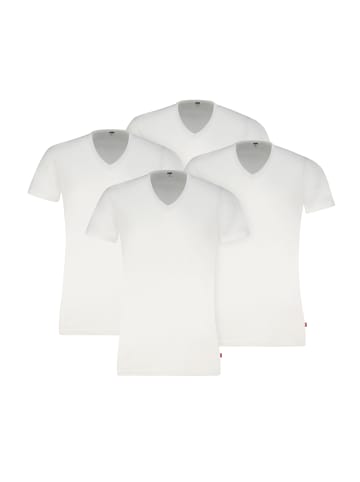 Levi´s T-Shirt LEVIS MEN V-NECK 4P in White
