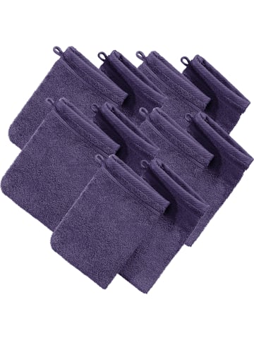 Erwin Müller Frottier Waschhandschuh 10er-Pack Heidelberg in lila