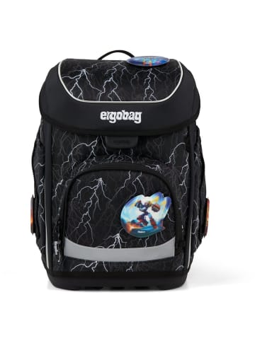 Ergobag Cubo Schulranzen Set 5-tlg. Super ReflektBär in schwarz