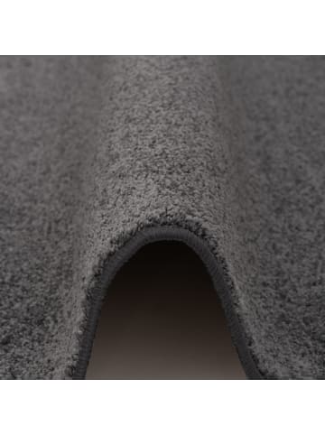 Snapstyle Hochflor Velours Teppich Mona Rund in Grijs