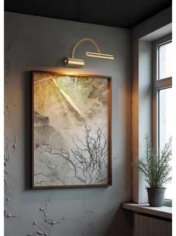 Trio Leuchten Wandleuchte CURTIS in altmessing