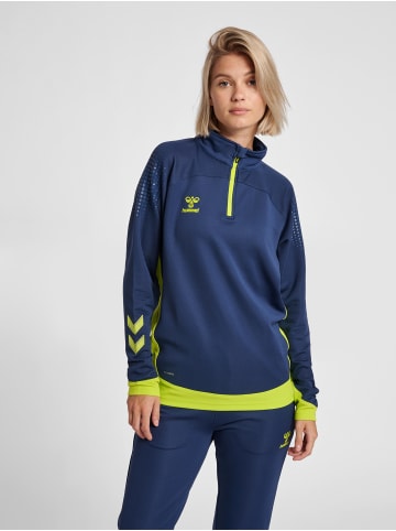 Hummel Halbreißverschluss Sweatshirt Hmllead Damen in DARK DENIM