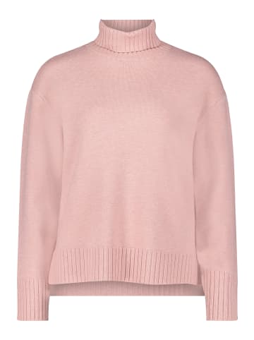 Betty Barclay Feinstrickpullover mit hohem Kragen in Pale Mauve Melange