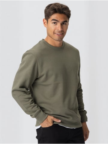 TeeShoppen Pullover Sweatshirt Crewneck in Army