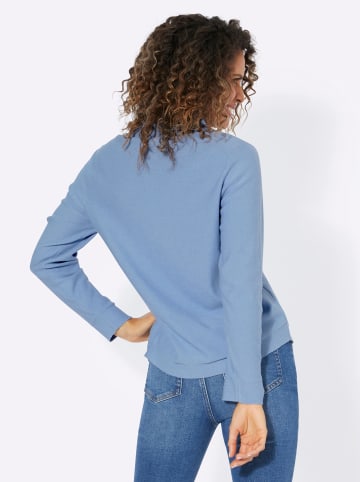 WITT WEIDEN Langarm-Pullover in bleu