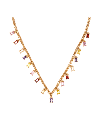 Luxenter Halskette Enfo mit 18 Karat Gelbgold-Finish – ENFO