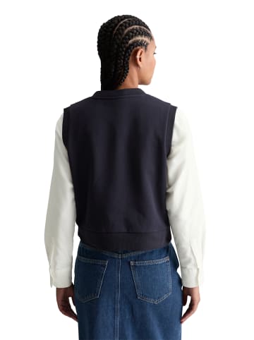 Marc O'Polo DENIM Sweat-V-Neck-Pullunder regular in Blue Depths